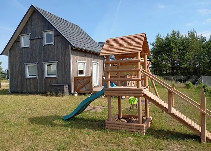 Drewniany Na Kaszubach U Oli Horská chata Niesiolowice